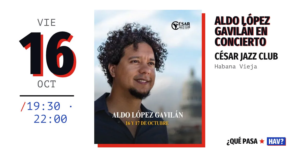 Aldo López Gavilán en concierto