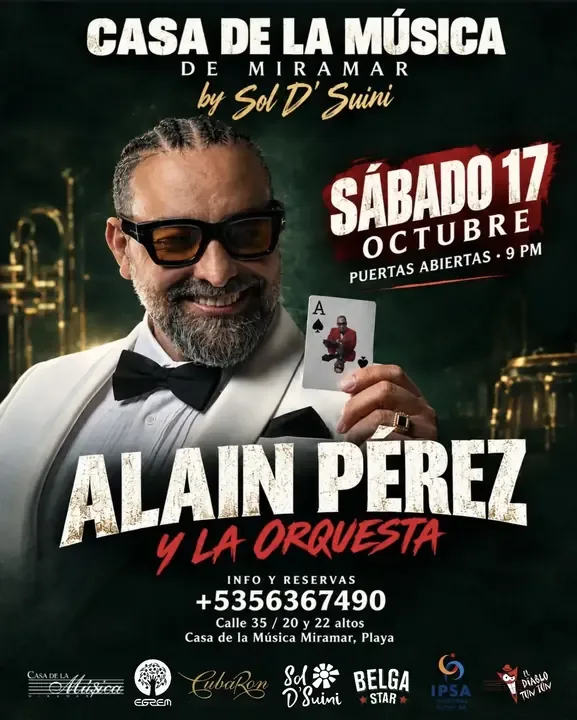 Alain Pérez y la Orquesta en Casa de la Música de Miramar