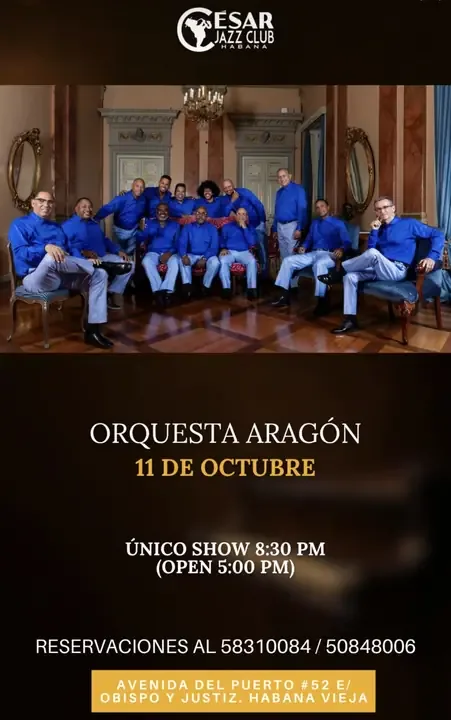Orquesta Aragón en el César Jazz Club