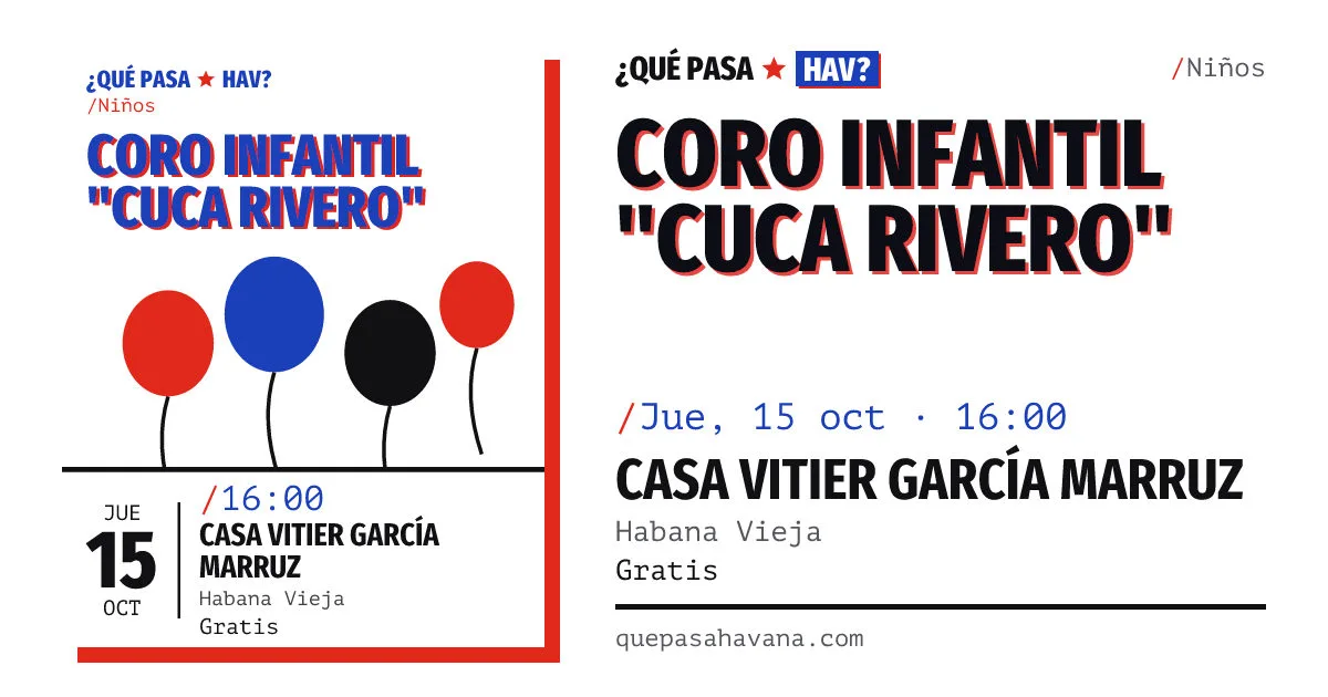 Coro Infantil "Cuca Rivero"