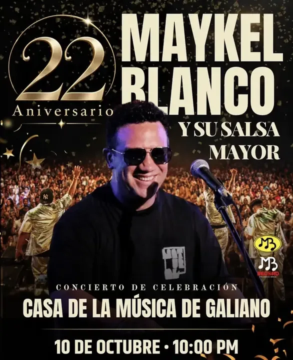 Maykel Blanco y su salsa mayor en concierto