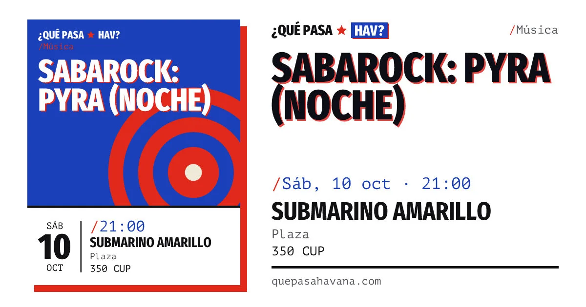 Sabarock: Pyra (noche)