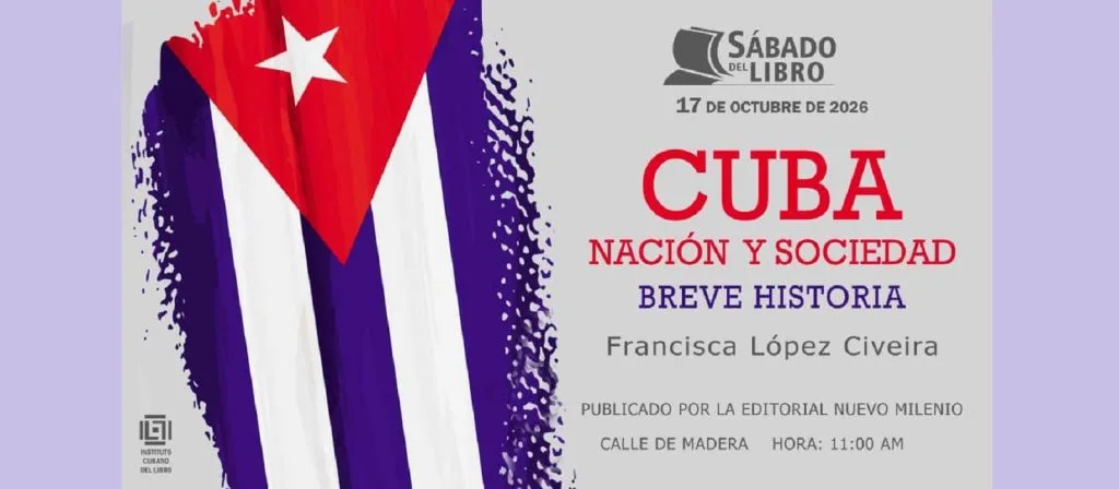 Sábado del Libro: «Cuba, nación y sociedad. Breve historia»