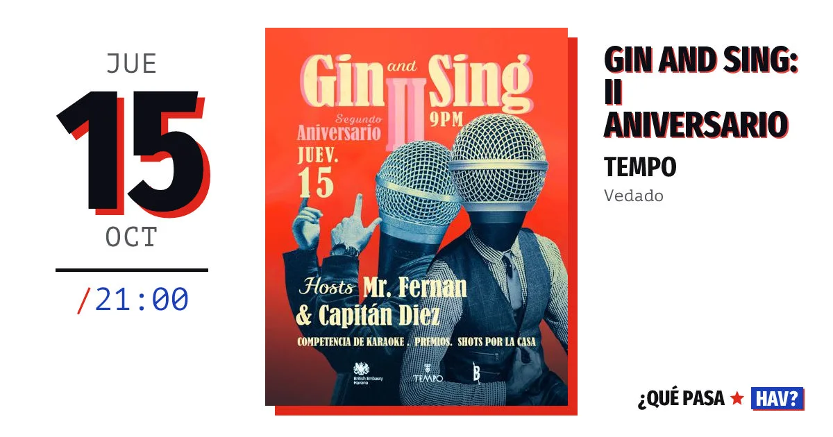 Gin and Sing: II Aniversario