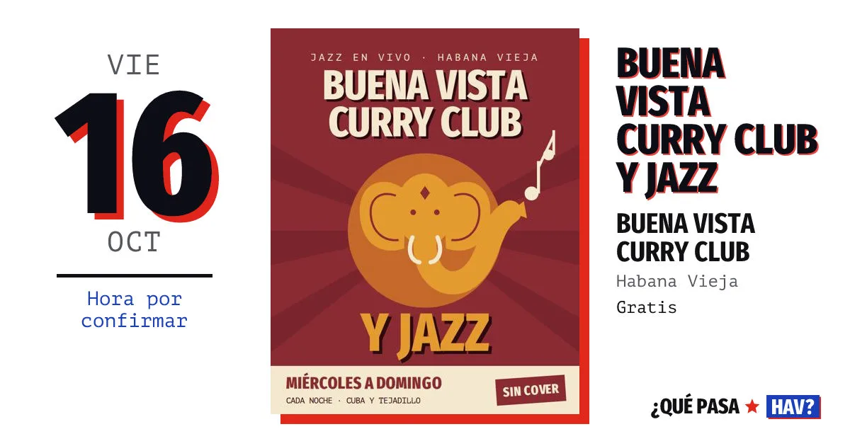 Buena Vista Curry Club y jazz